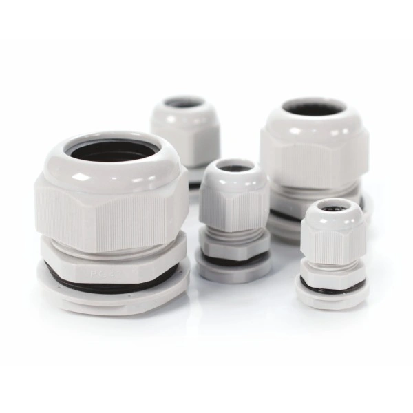 Dławnica kablowa IP68 z gwintem PG 6-12mm PG-13,5 jasnoszary