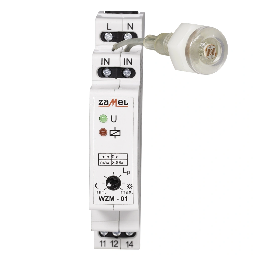 Automat zmierzchowy WZM-01/S1 z sondą SOH-01 1M 230V/16A szyna 1mod