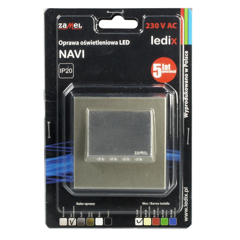oprawa LED NAVI PT 230V AC STA BIAŁA CIEPŁA TYP: 11-221-22