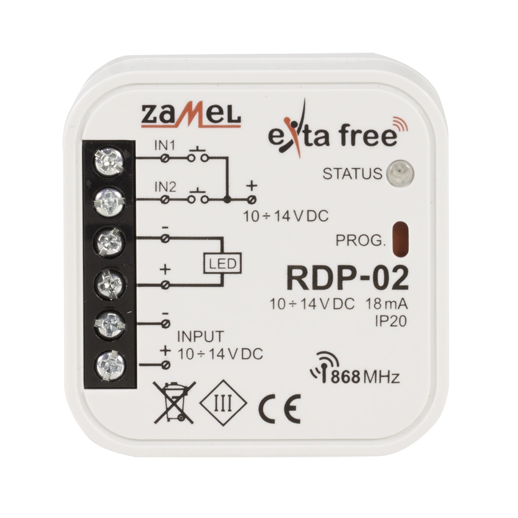 EXTA FREE Sterownik LED jednokolorowy RDP-02