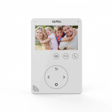 Wideomonitor 4,3" z dotykowymi przyciskami biały typ: VP-816W