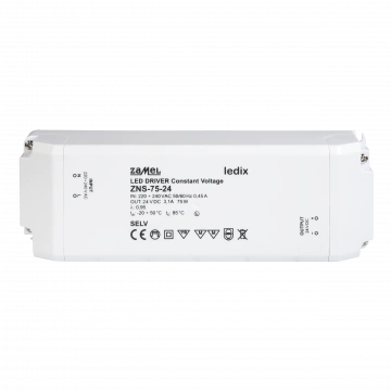ZASILACZ LED SLIM 24V DC 75W TYP: ZNS-75-24