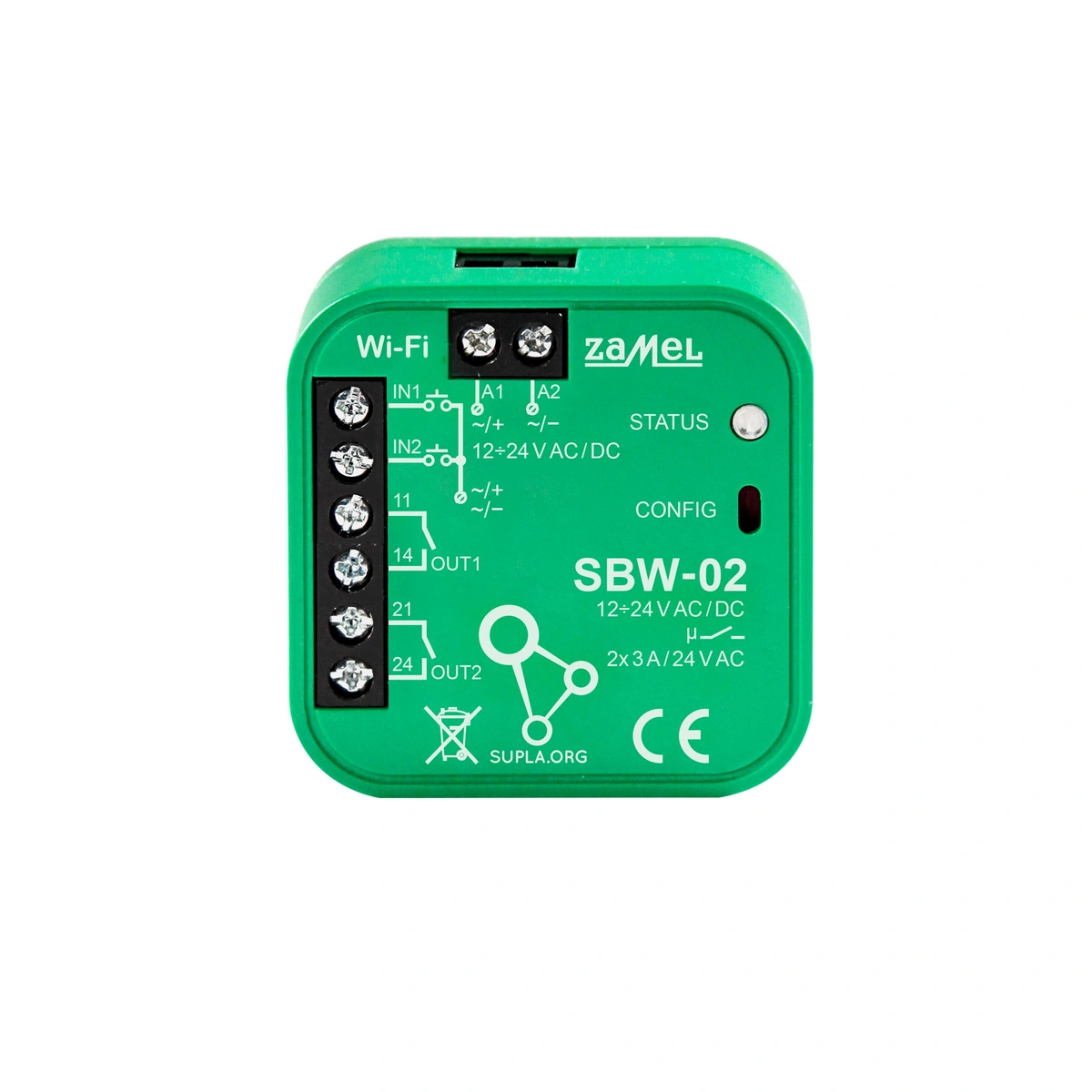 STEROWNIK BRAMOWY WI-FI 2-KANAŁOWY TYP: SBW-02