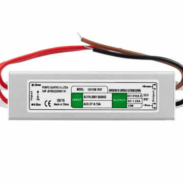 Zasilacz LED 12V DC 15W IP67 TYP: ZAH-15-12