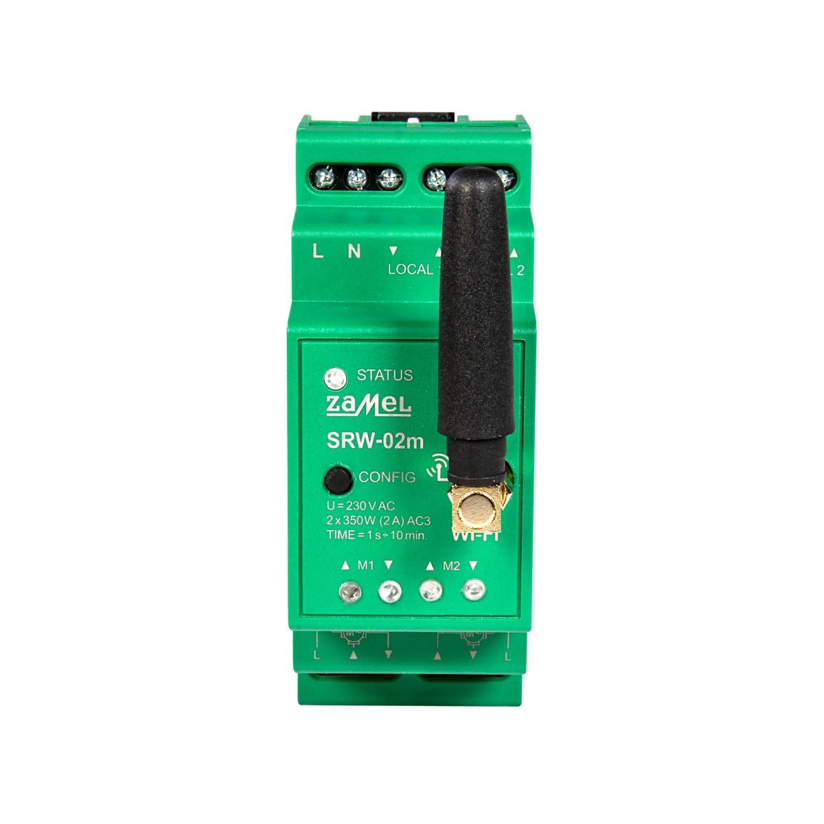 STEROWNIK ROLET WI-FI MODUŁOWY 2-ROLETY TYP: SRW-02M