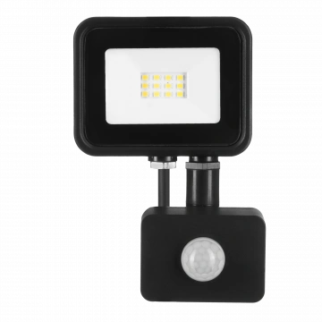 Naświetlacz LED SOLIS 10W PIR 230V IP44 barwa biała ciepła TYP: NAS-10WWPIR