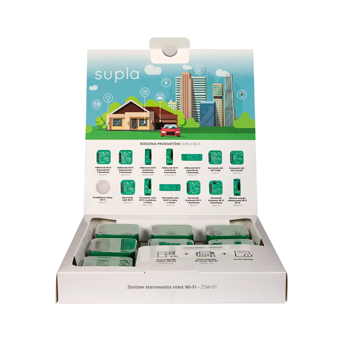 ZESTAW STEROWANIA ROLET Wi-Fi TYP: ZSW-01