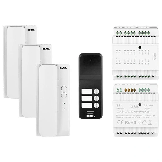 TRZYRODZINNY DWUŻYŁOWY SYSTEM AUDIO TYP: AS-103A