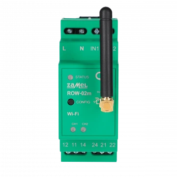 ODBIORNIK WI-FI MODUŁOWY 2-KANAŁOWY TYP: ROW-02M