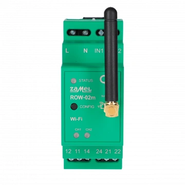ODBIORNIK WI-FI MODUŁOWY 2-KANAŁOWY TYP: ROW-02M