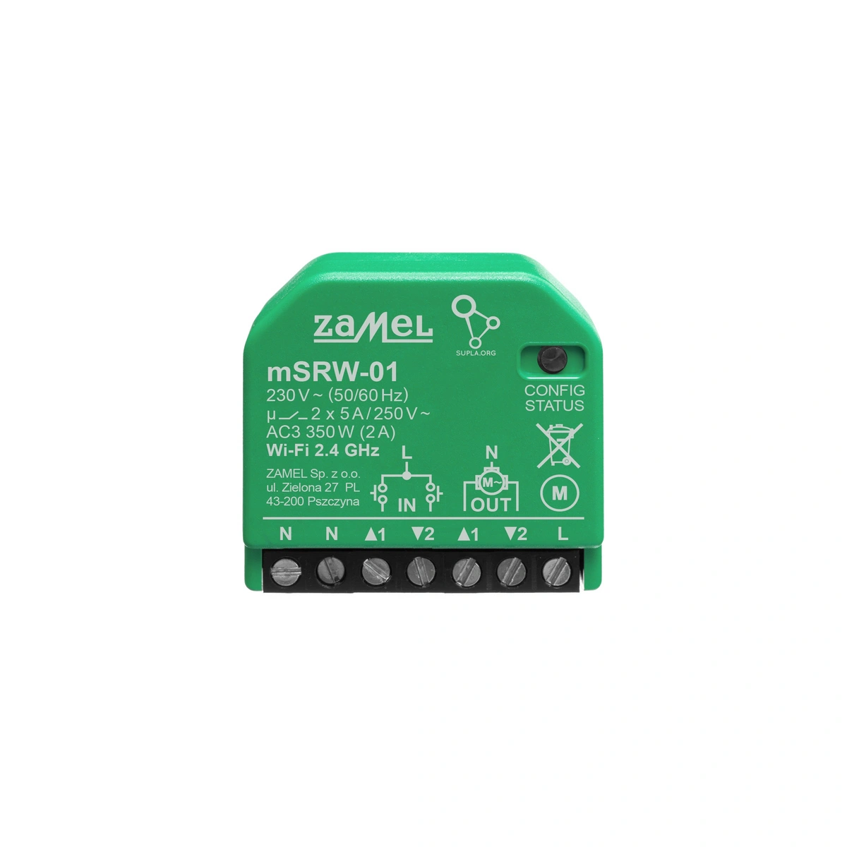 STEROWNIK ROLET WI-FI TYP: mSRW-01
