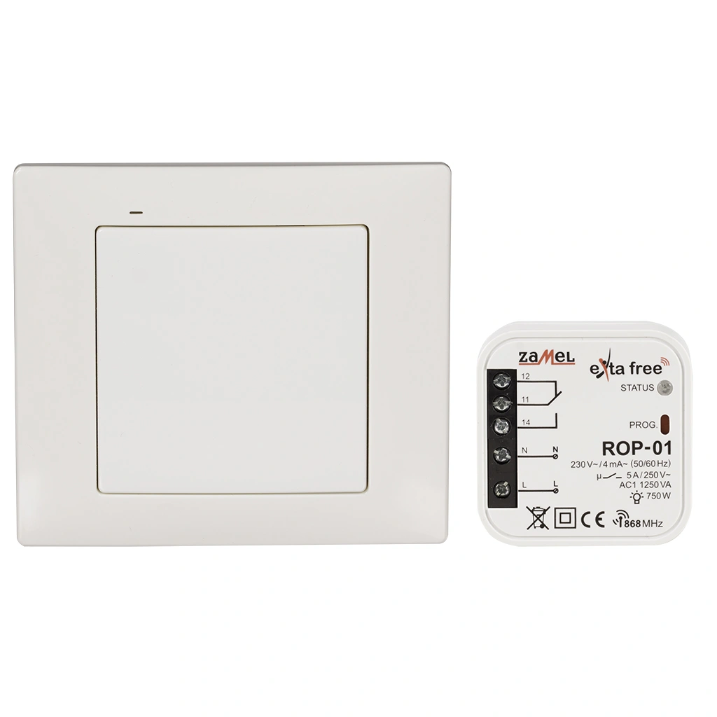 EXTA FREE zestaw sterowania bezprzewodowego RZB-01 (RNK-02+ROP-01)
