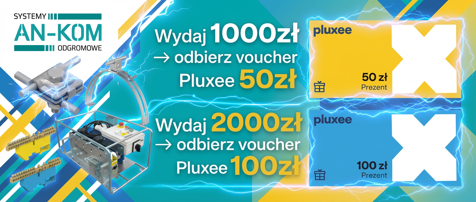 Promocja AN-KOM - Bony Pluxee za zakupy