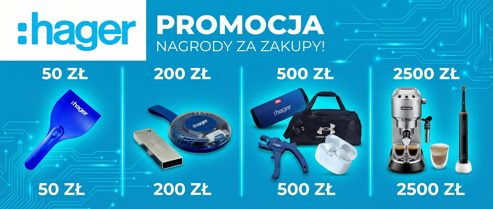 Promocja Hager - Nagrody za zakupy