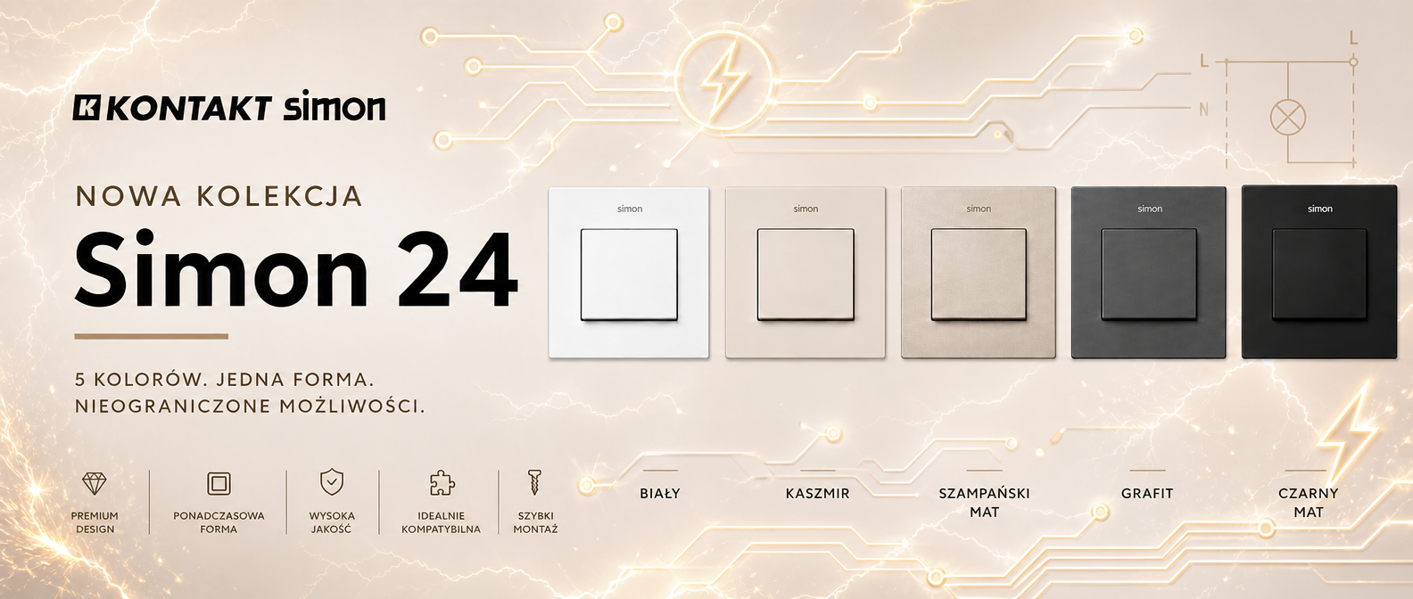Simon 24 - Nowa seria osprzętu Kontakt-Simon